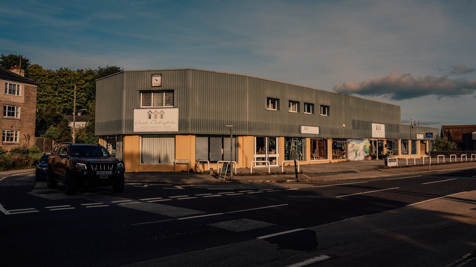 Modern UK light industrial unit exterior, illustrating commercial property retrofit and EPC improvement