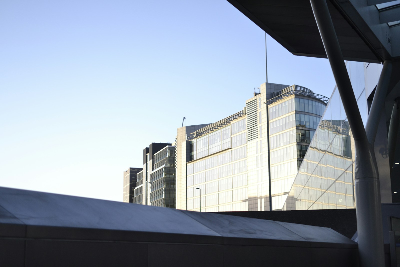 Modern UK commercial property exterior, illustrating contemporary asset management and decarbonisation